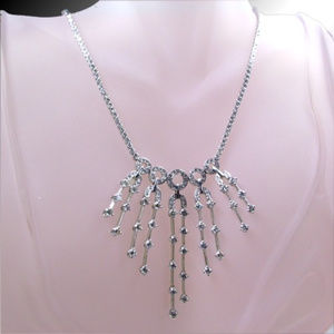 Diamond Necklace 4.18TDW 14KT White Gold